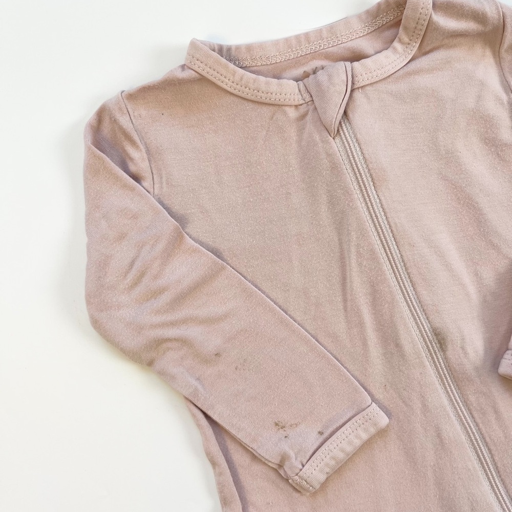 Kyte BABY Blush Long Sleeve Footie Sleeper Onesie